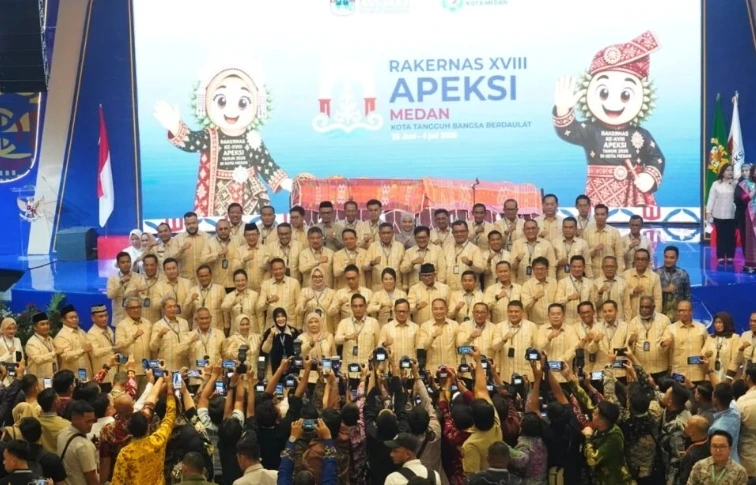 Hadiri Rakernas APEKSI di Medan, Dedy Wahyudi Dorong Pertukaran Inovasi Pembangunan Kota