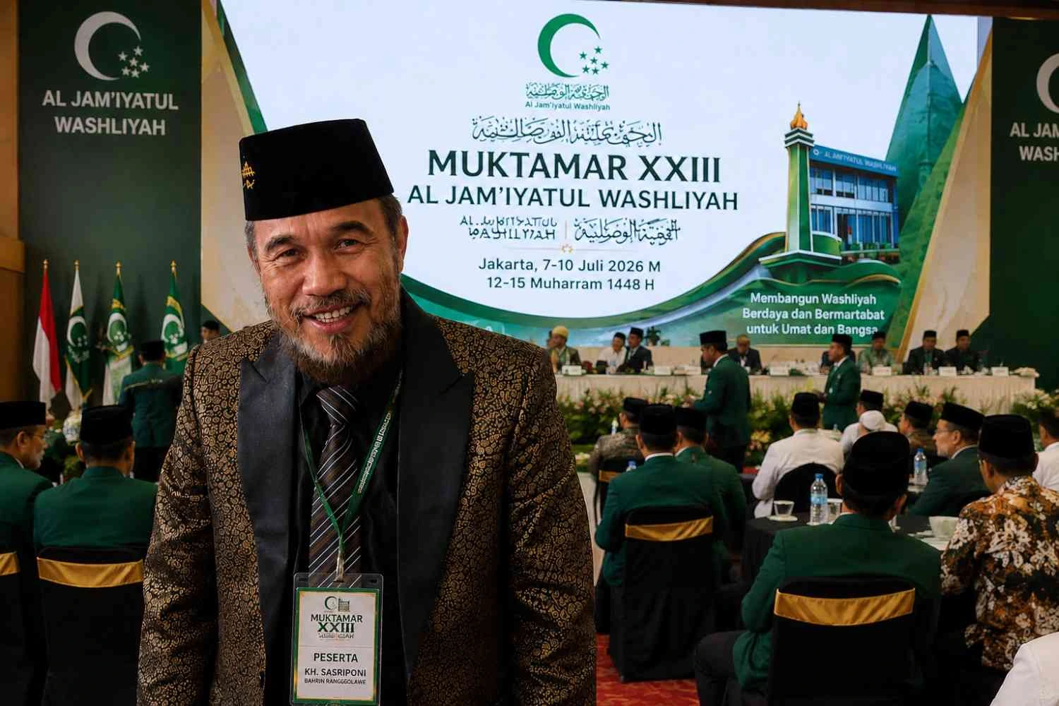 KH Sasriponi Bahrin Ranggolawe Jadi Tokoh Nasional, Dipercaya Jabat Waketum PB Al Washliyah