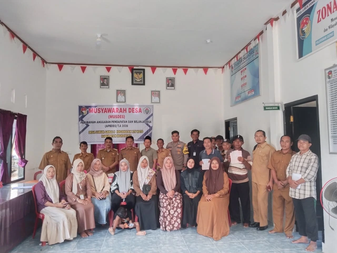 Musdesus Pemdes Lubuk Sanai II Tetapkan Besaran BLT DD 2026