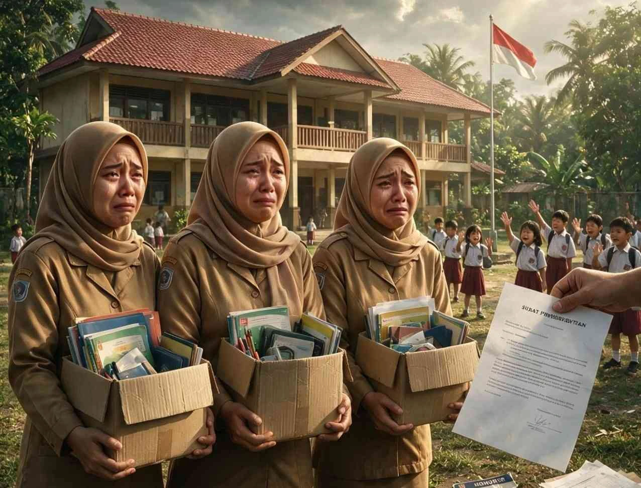 Belasan Tahun Mengabdi, 3 Guru SDIT Rabbani Kota Bengkulu Dipecat Sepihak
