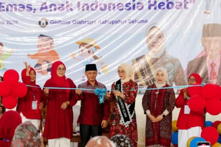 Festaloka Semarakkan HAN ke-42, Anak PAUD Seluma Tampil Penuh Kreativitas