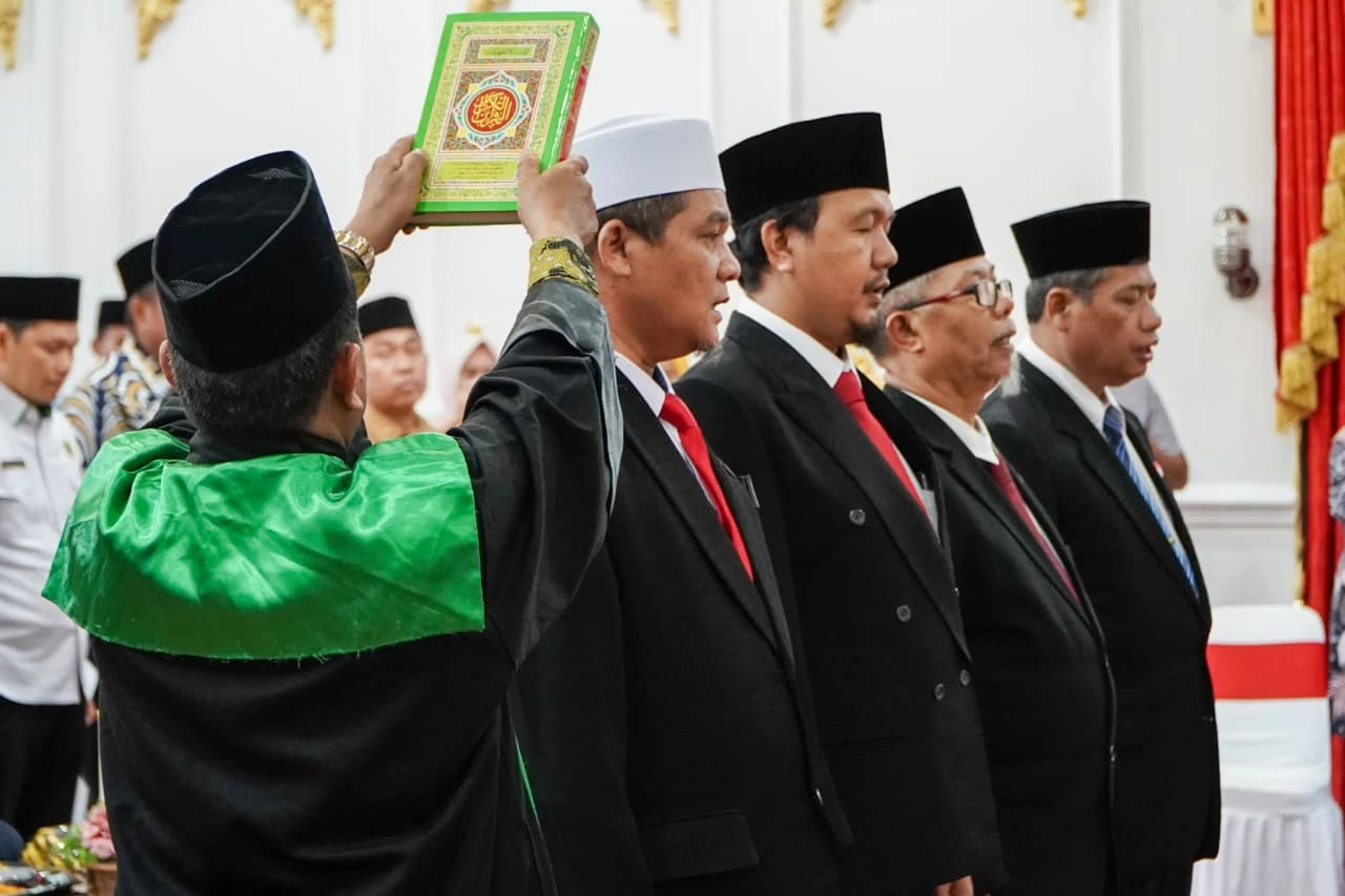 Gubernur Helmi Hasan Lantik Pimpinan BAZNAS Provinsi Bengkulu Masa Bakti 2026–2031