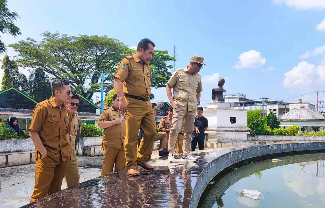 Pemkab Kepahiang Inventarisasi Aset Jelang Revitalisasi Tahap I Taman Santoso