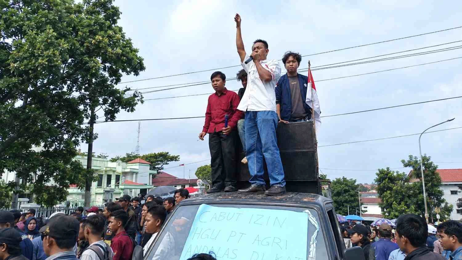 HKTI Seluma Tarik Mundur Peserta Aksi Saat Unjuk Rasa Peringatan Hari Tani Nasional