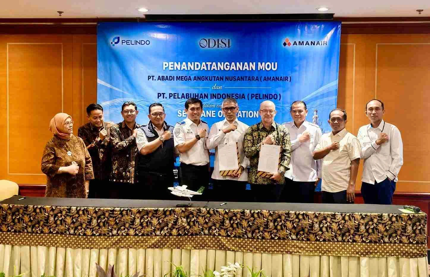 Pelindo dan AMANAIR Jajaki Layanan Seaplane untuk Perkuat Konektivitas Antarpulau